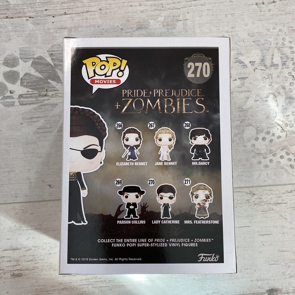 Funko Pop Lady Catherine #270 Pride Prejudice Zombies Figure - Picture 5 of 8